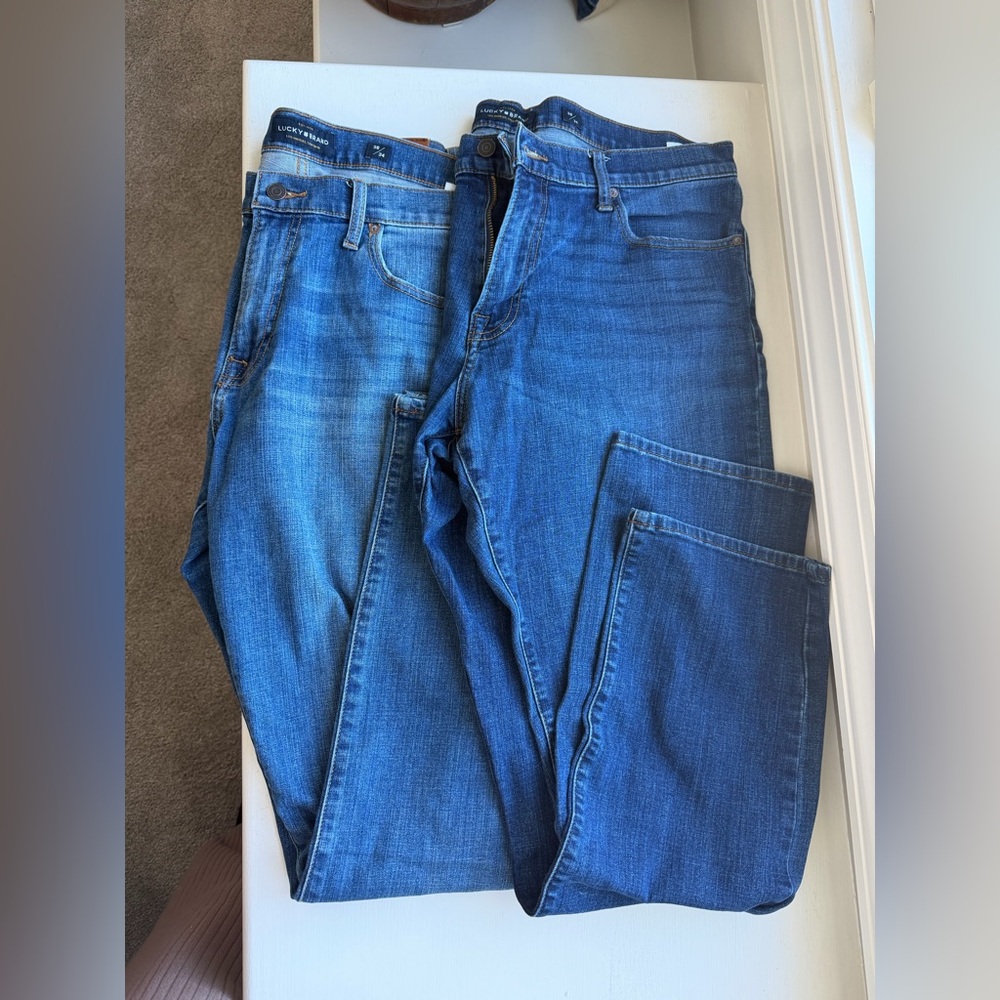 Men’s Lucky Brand 221 Straight Leg Jeans sz 38x34 BUNDLE- SET OF TWO